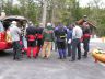 Hotwash with USFS, NHF&G, WMSRT, CVFD, and NHANG and NH Helicopter SAR Team, April 2015.